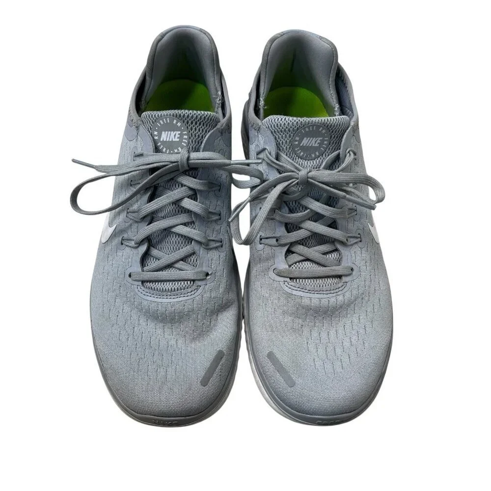 Nike Free RN 2018 Women's Running Shoes Size 9 Wolf Grey 942836-003 Athletic